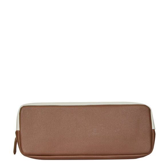 Genuine Leather Printed Shoulder Tote Bag for Women–Top Handle Handbag Daily Use - Picture 7 of 9